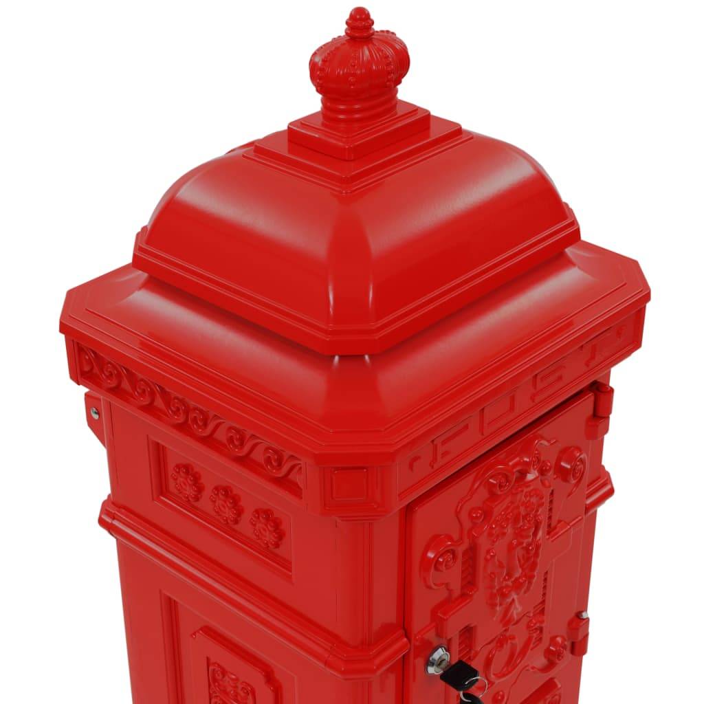 Boîte aux lettres Rouge 36 X 32 cm - Prolenta Premium - Image 10