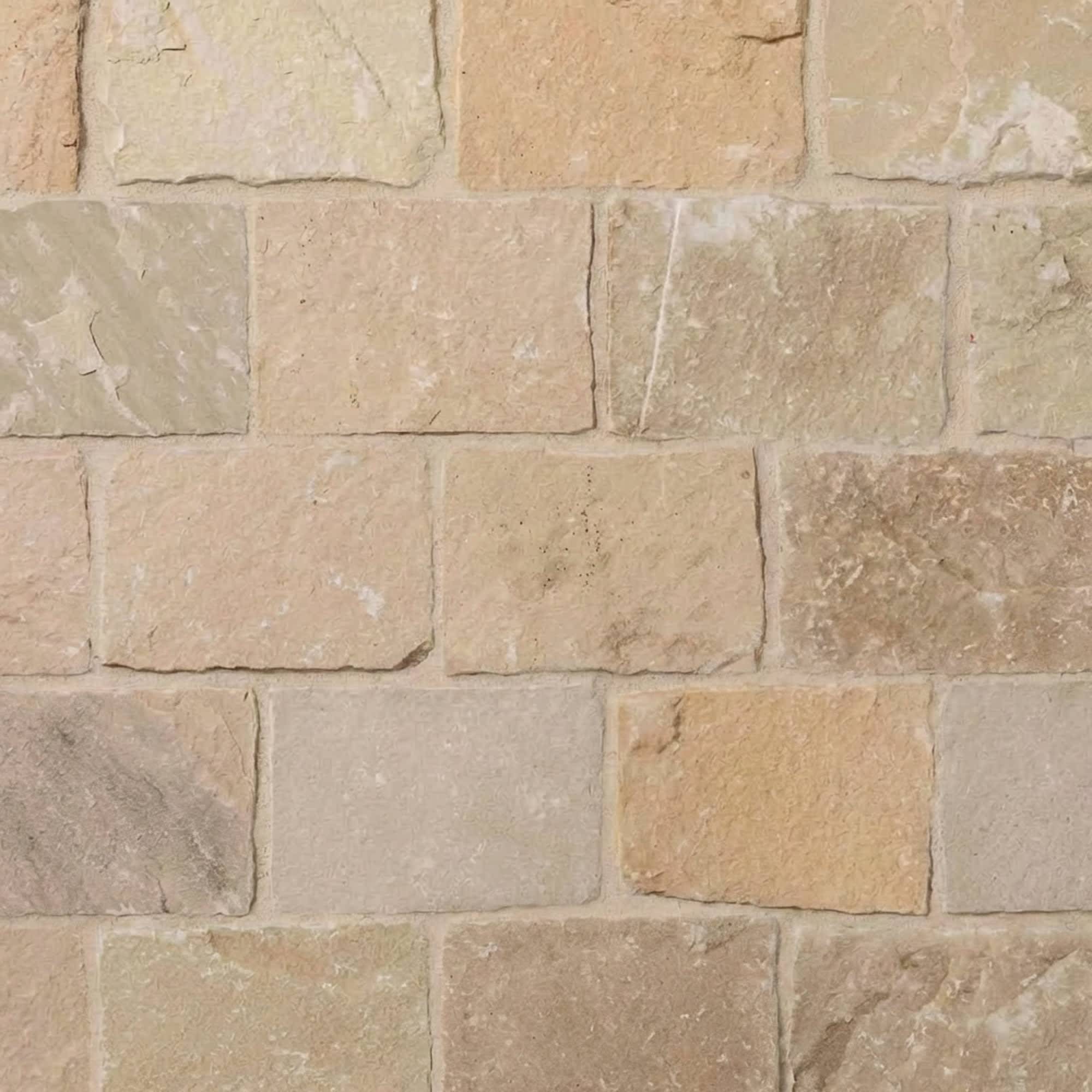 Pavé Grès Kandla Beige 20x14x5-7 cm (vendu au m² - 30 pavés/m²) - RO'MA NATURE - Image 2