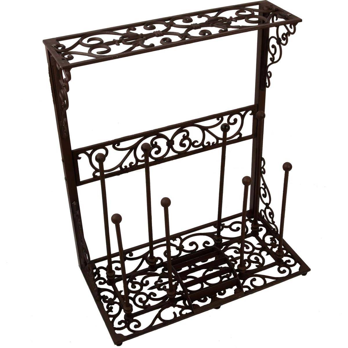 Esschert Design - Porte bottes de jardin en fonte 4 paires - Image 1