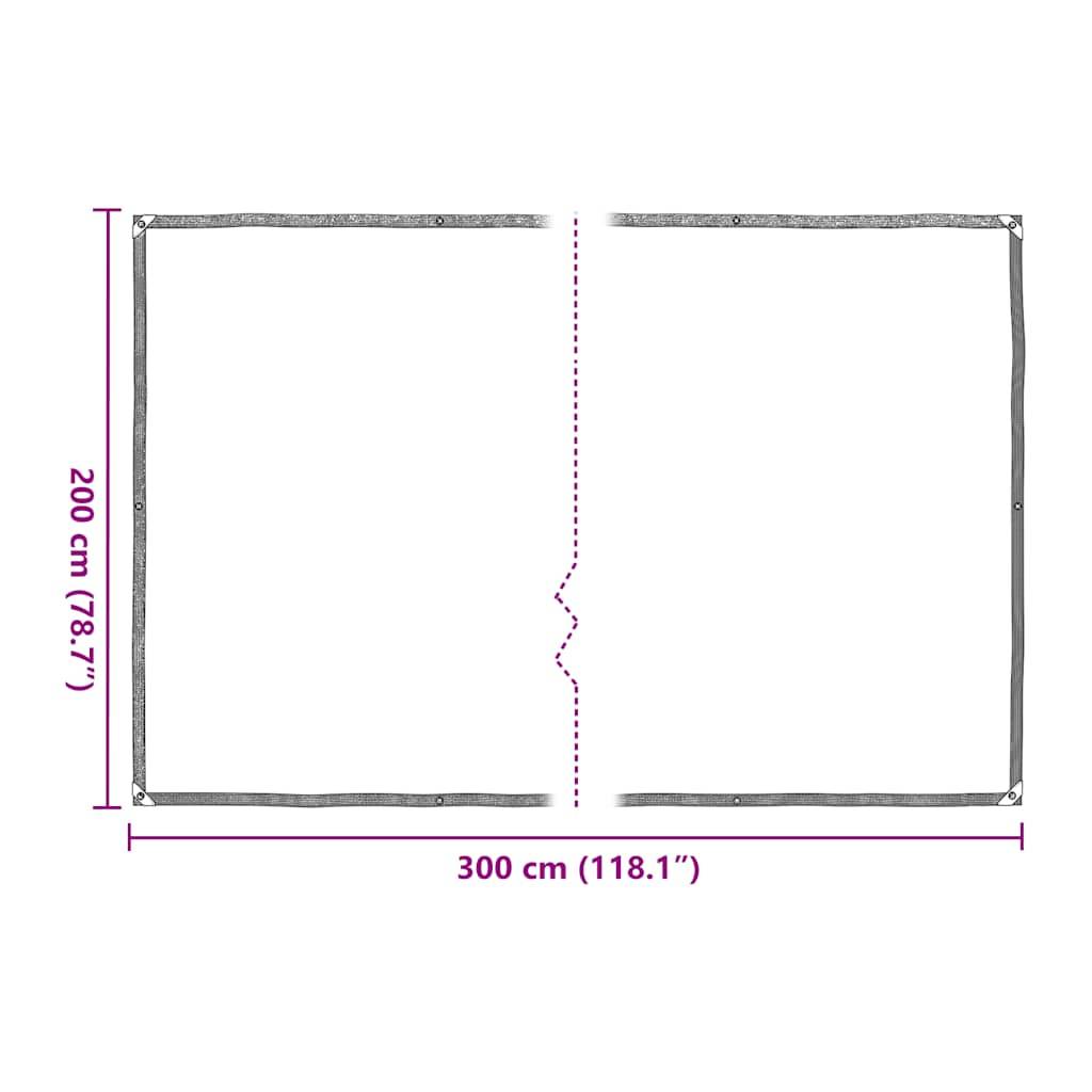 Vidaxl - Housse de protection plantes avec œillets 2x3 m polyéthylène vidaXL 3308700 - Image 3