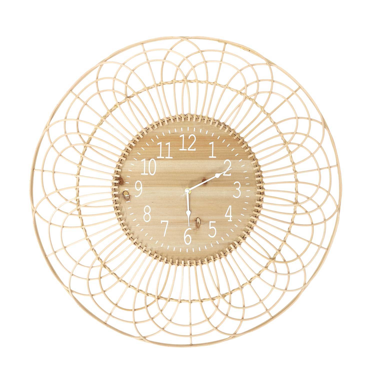 Importdistrib - Horloge Rotin 70cm IMPORTDISTRIB - Image 1