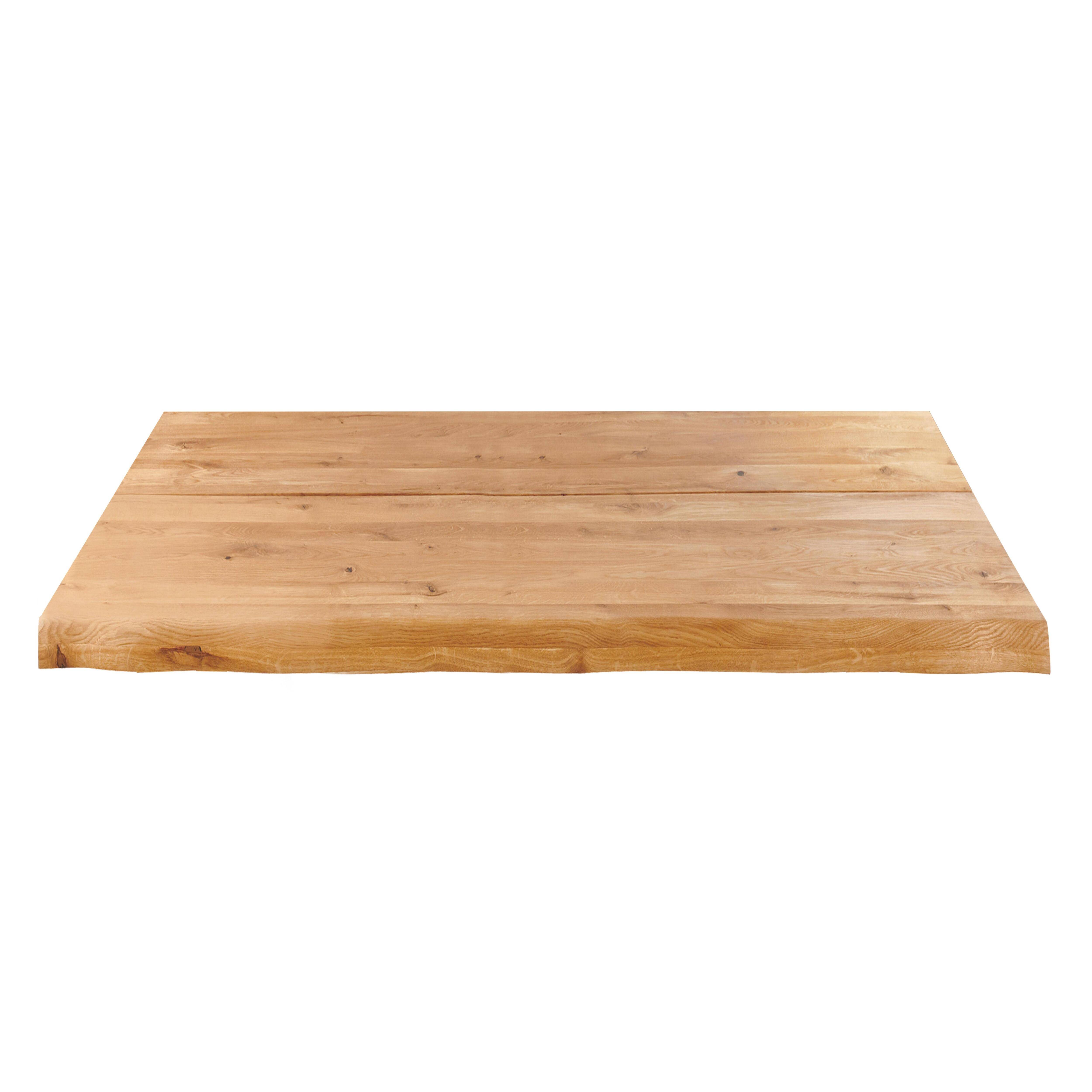 Oviala - Plateau de table avec bords irréguliers (60 x 60 cm) en chêne Inga Inga - Oviala - Image 2