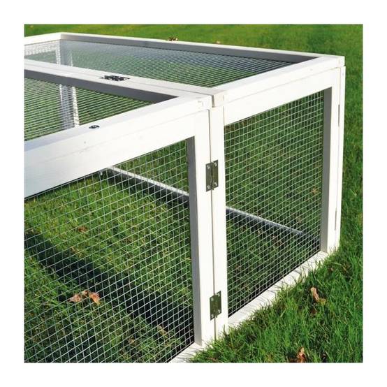 Clapier lapins Rabbit Run exterieur- Cage Mobile -Couleur Blanc - Image 3