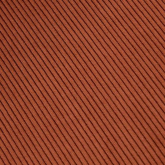 Sicaan Lot de 2 tabourets de bar modernes IRIS velours côtelé terracotta 65 cm - Image 8
