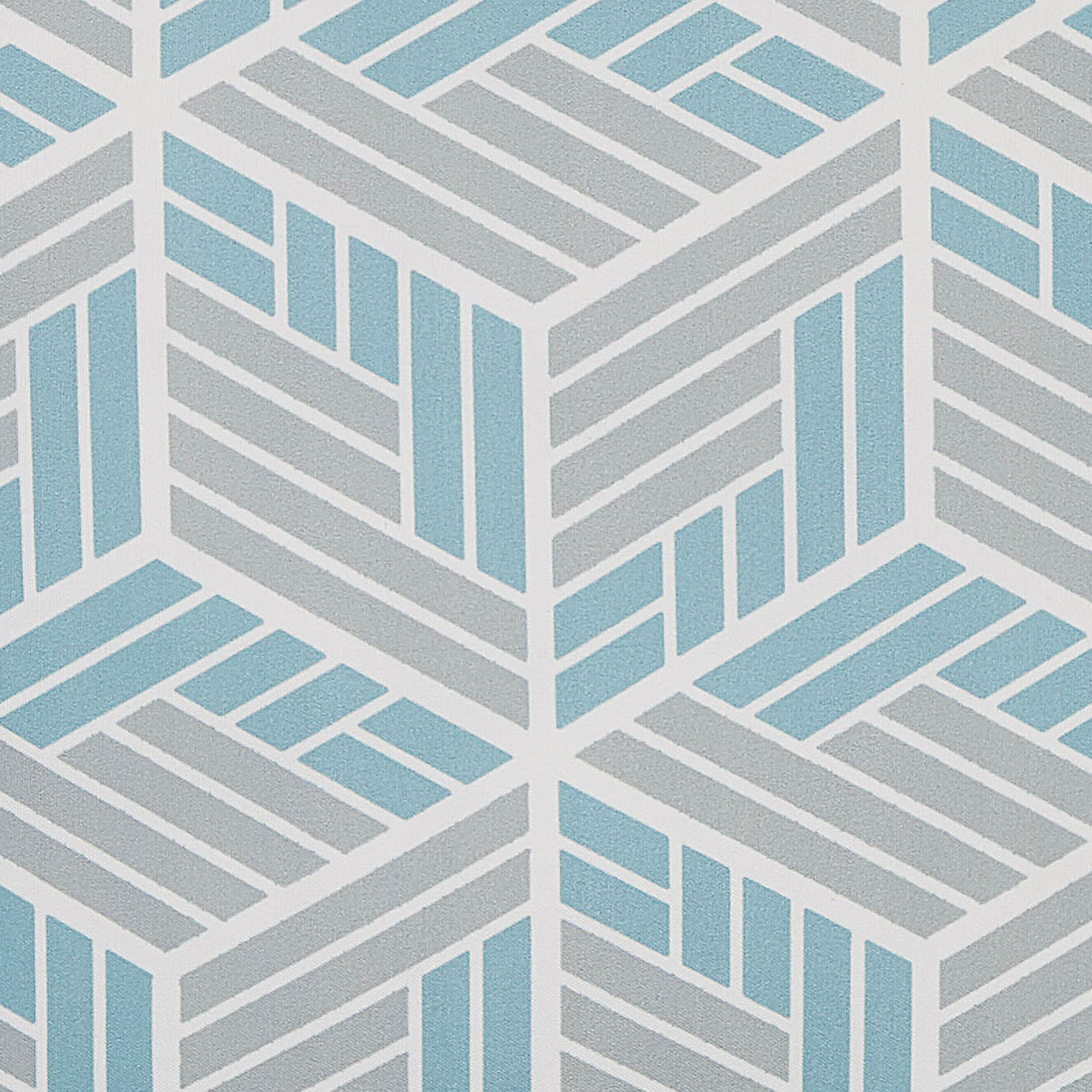 Beliani - Lot de 2 Coussins Décoratifs pour Jardin 45 x 45 cm avec Housse Amovible en Tissu Blanc et Bleu à Motif Effet 3D Beliani - Image 7