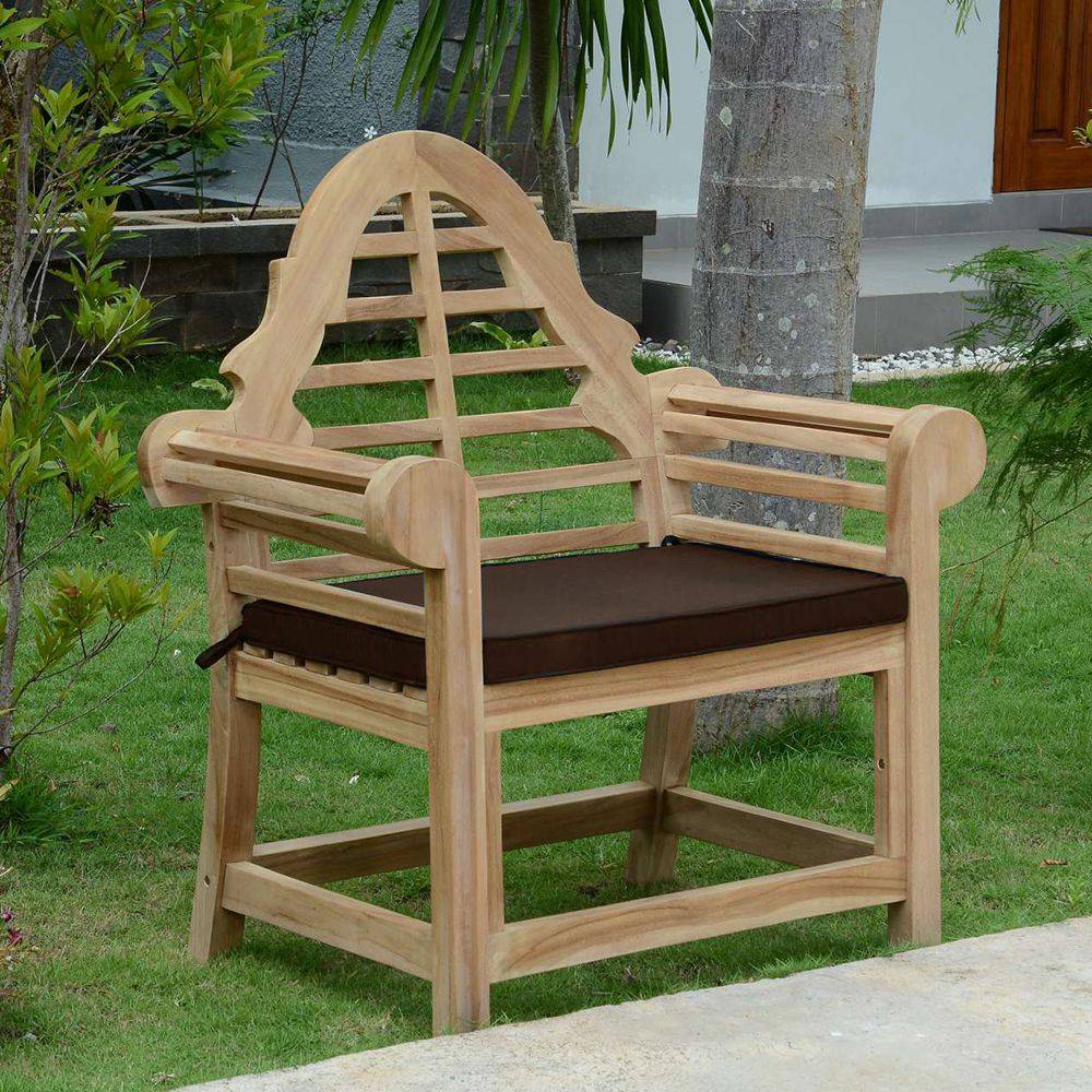 Coussin Chocolat pour fauteuil Marlborough - TECK'Attitude - Image 2