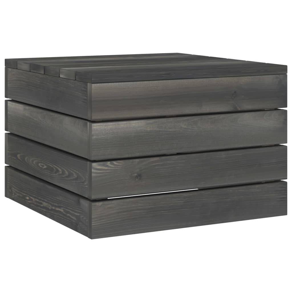 Helloshop26 - Salon de jardin palette meuble d'extérieur ensemble de mobilier 5 pièces avec coussins bois de pin massif - Image 8