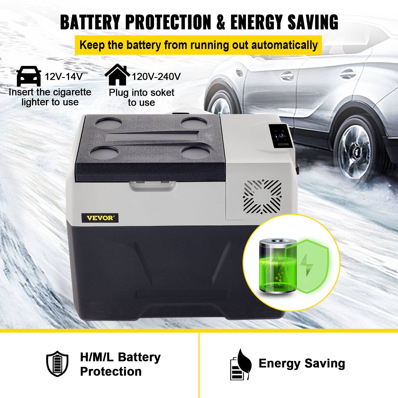 VEVOR Mini frigo portable pour voiture 30L - Image 6