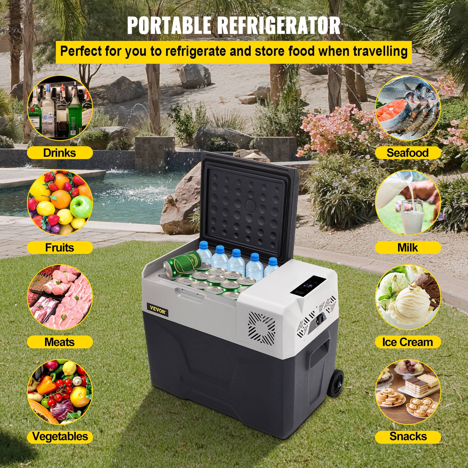 VEVOR Mini frigo portable pour voiture 30L - Image 2