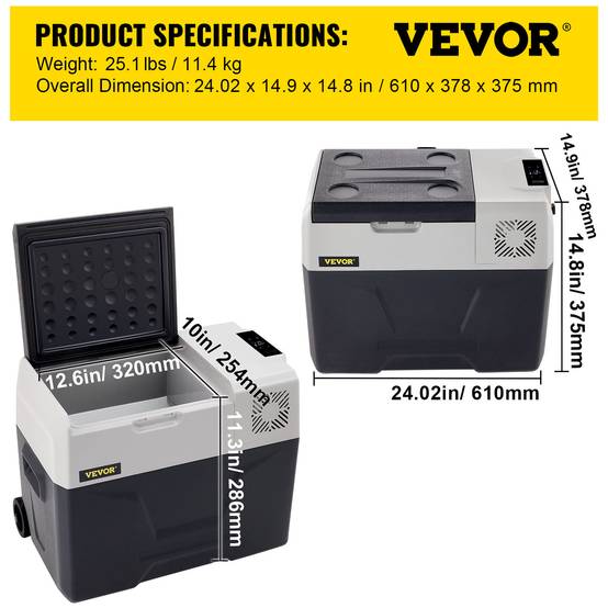 VEVOR Mini frigo portable pour voiture 30L - Image 7