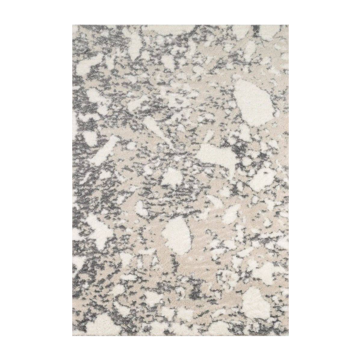 Jardindeco - Tapis intérieur en polyester poils longs Léna léopard 160 x 120 cm - Image 1