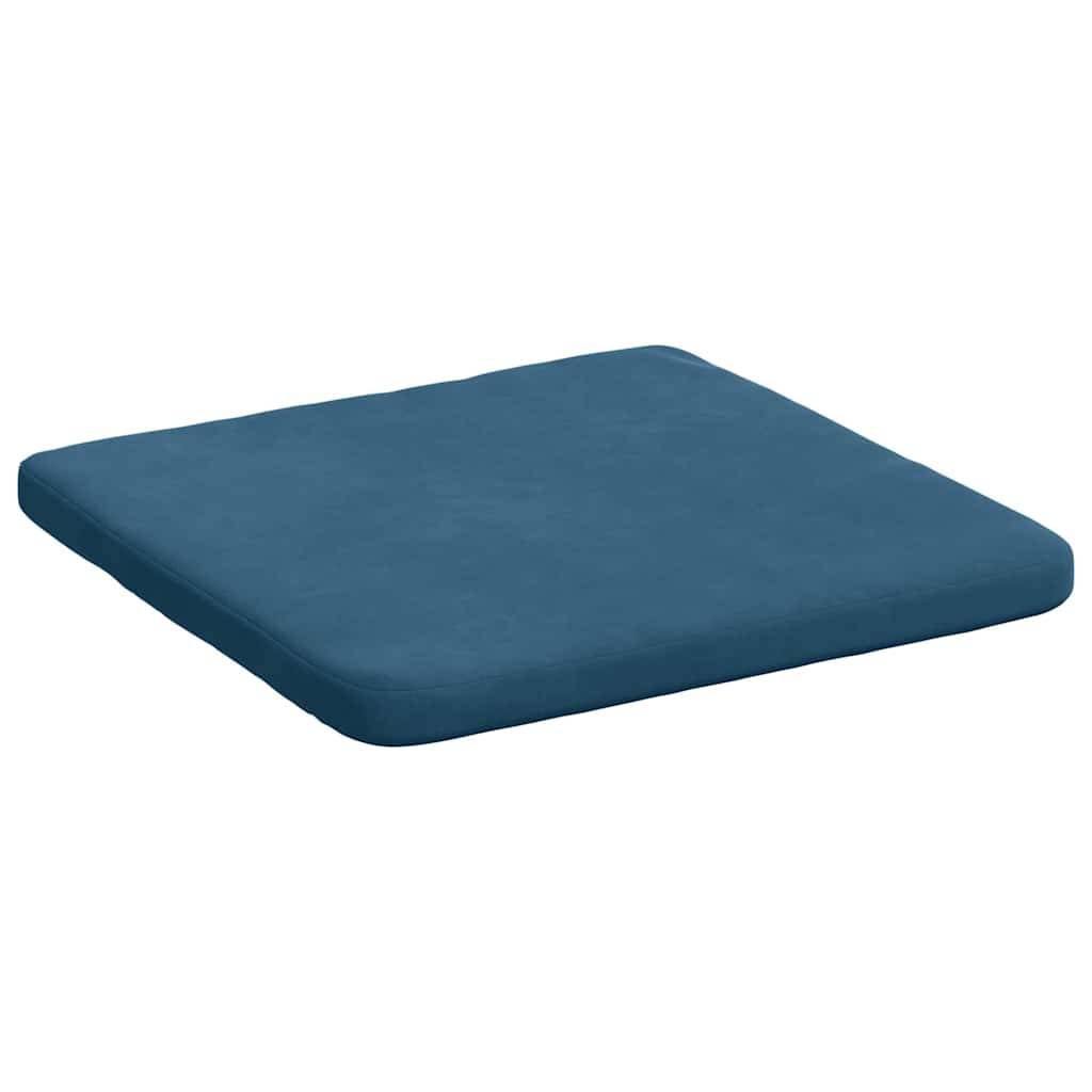 PANGIVO - Coussins de siège velours bleu 40 x 40 x 3 cm - PANGIVO - Image 5