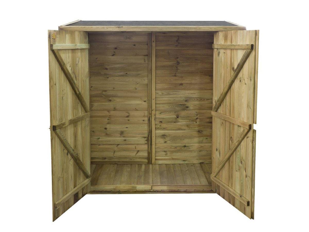 Habitat Et Jardin - Abri Jardin Bois Adossable "lipki " - 1.79 X 0.9 X 1.78/1.87 M  - 1.61 M² - 12 Mm - Avec Plancher -habitat Et Jardin - Image 2
