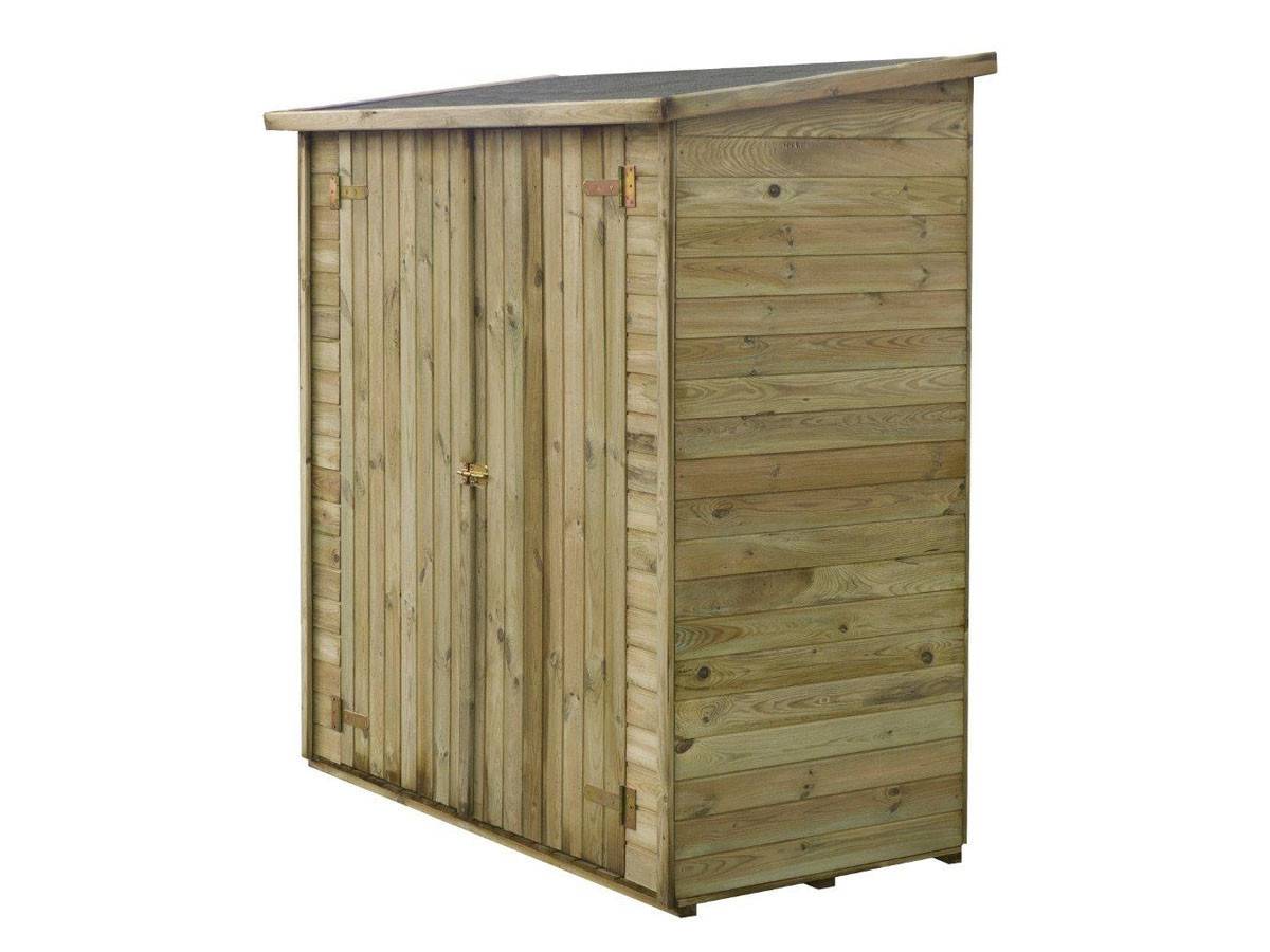 Habitat Et Jardin - Abri Jardin Bois Adossable "lipki " - 1.79 X 0.9 X 1.78/1.87 M  - 1.61 M² - 12 Mm - Avec Plancher -habitat Et Jardin - Image 1