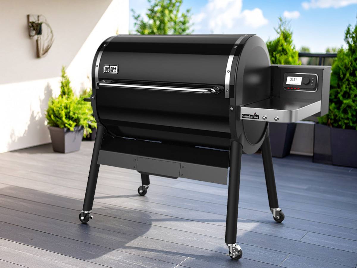 Weber - Barbecue à pellets Smokefire EX6 GBS + Rôtissoire - Weber - Image 2