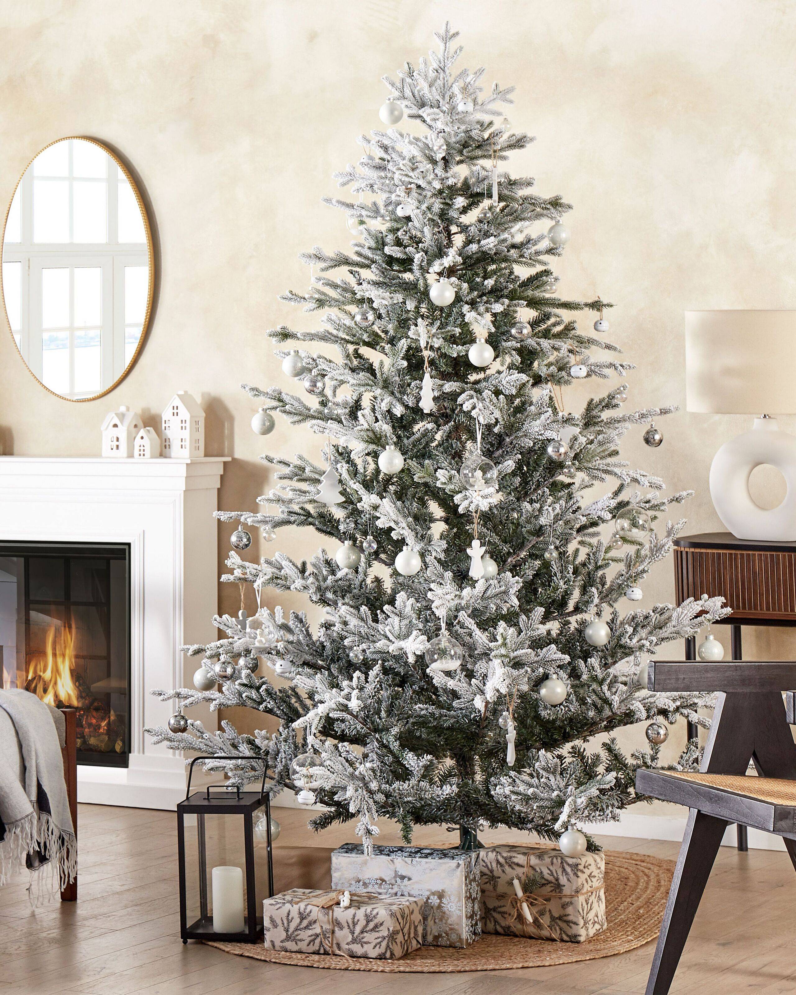 Beliani - Sapin de Noël Matière synthétique Blanc BRISCO - Beliani - Image 1