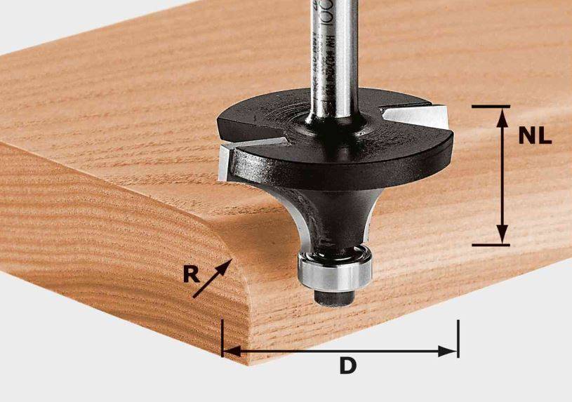 Fraise à moulurer HW S12 D63/32/R25 - FESTOOL - 491107
