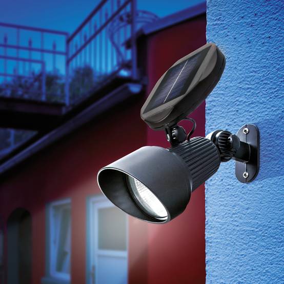 esotec Solarspot SPOTLIGHT blanc froid 6000K AKKU IP44 résistant aux intempéries outdoor 102138 - Image 4