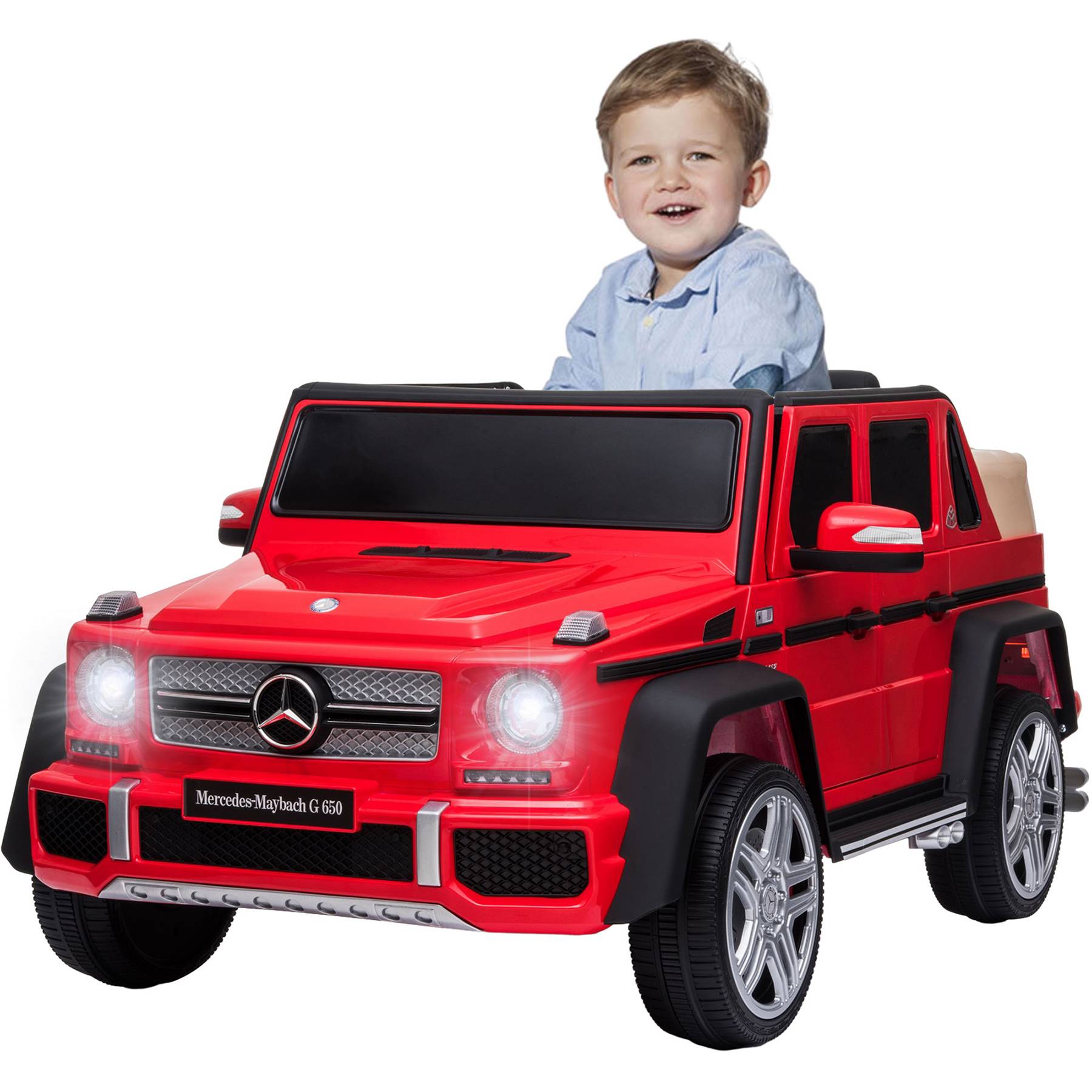 0 - Voiture électrique Mercedes-Maybach G650 pour enfants - ORYXEARTH - Rouge - 12V - 3-5 km/h - Image 1