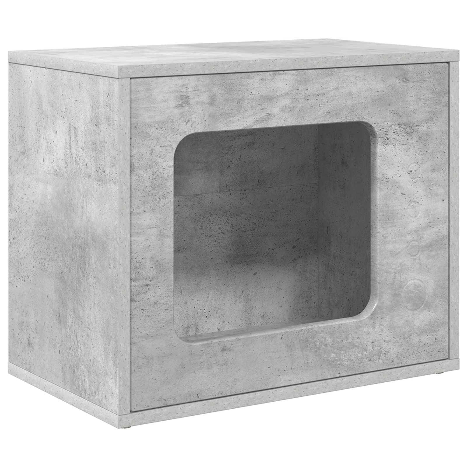 Vidaxl - Maison pour chat Béton 51 x 30 x 42,5 cm Bois d'ingénierie vidaXL 8000647 - Image 2