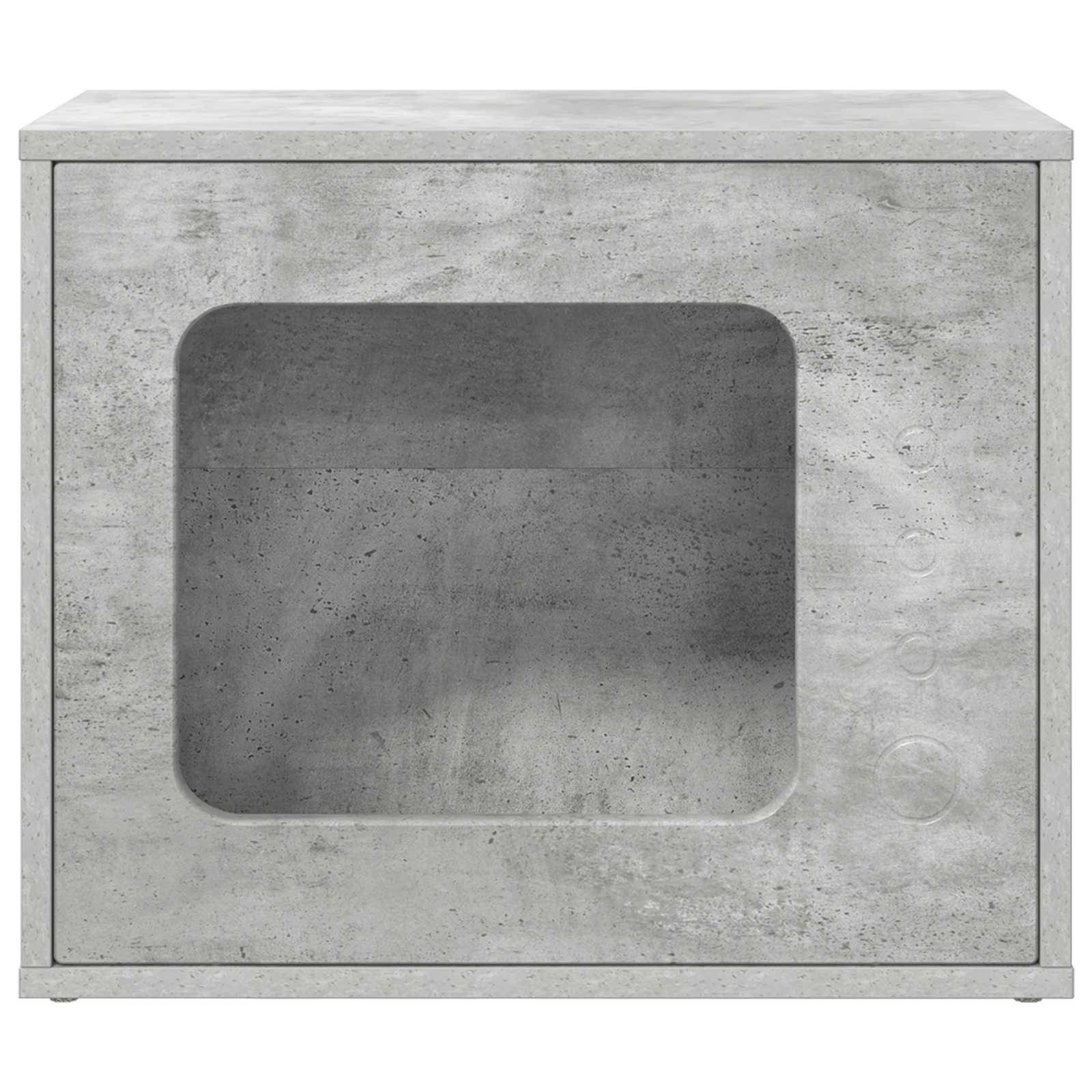 Vidaxl - Maison pour chat Béton 51 x 30 x 42,5 cm Bois d'ingénierie vidaXL 8000647 - Image 6
