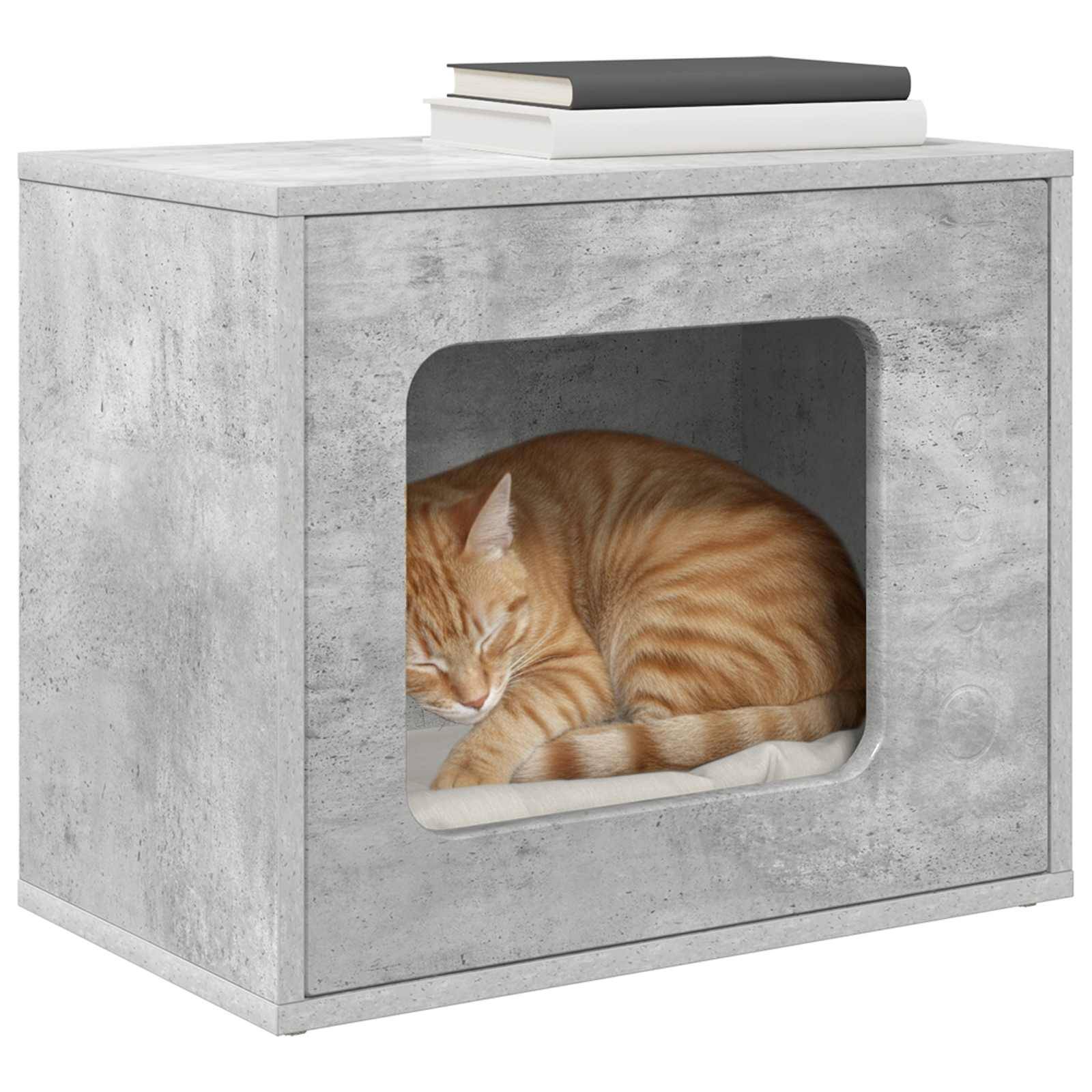 Vidaxl - Maison pour chat Béton 51 x 30 x 42,5 cm Bois d'ingénierie vidaXL 8000647 - Image 4