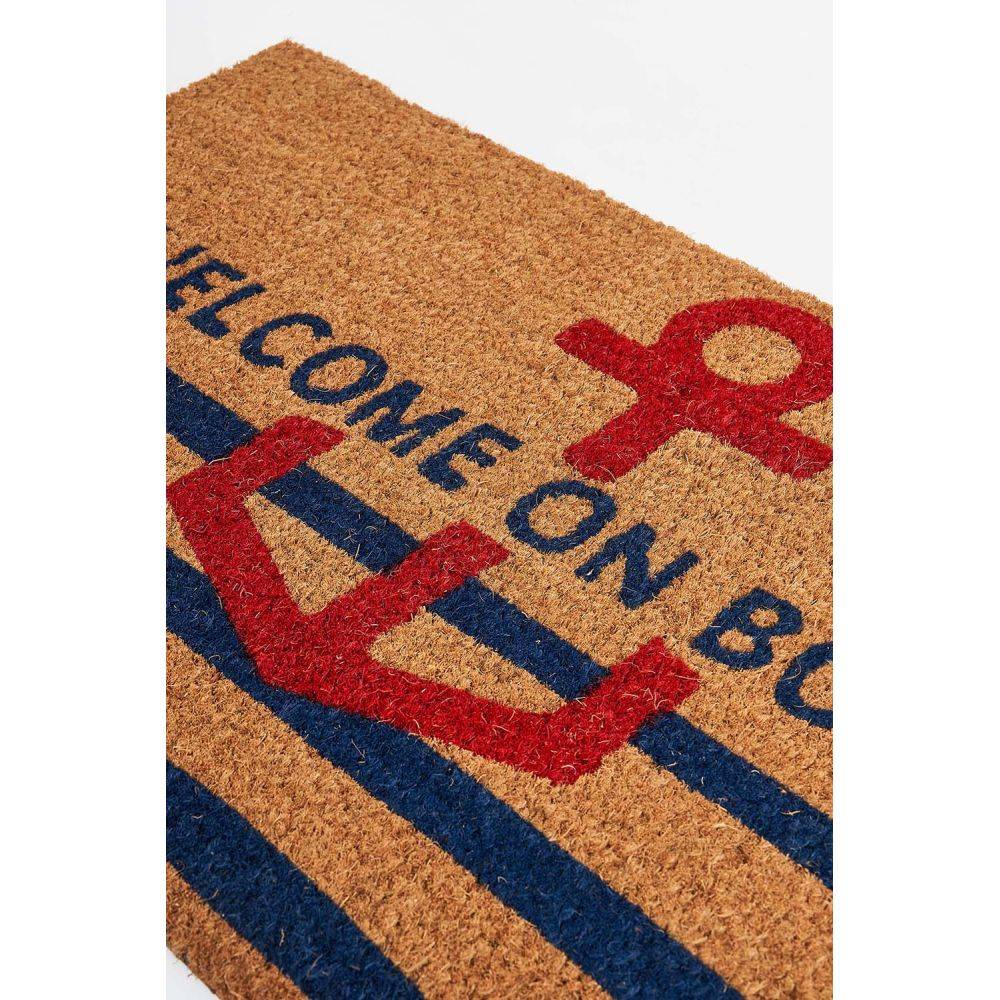 Batela - Paillasson en fibres de coco 70 x 40 cm Welcome on board - Image 2