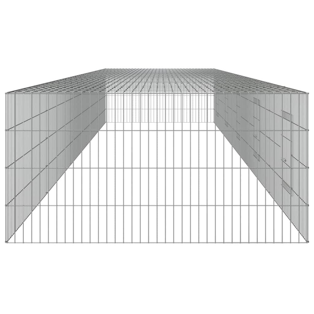 Vidaxl - Cage à lapin 5 panneaux 541x109x54 cm Fer galvanisé vidaXL 171566 - Image 6