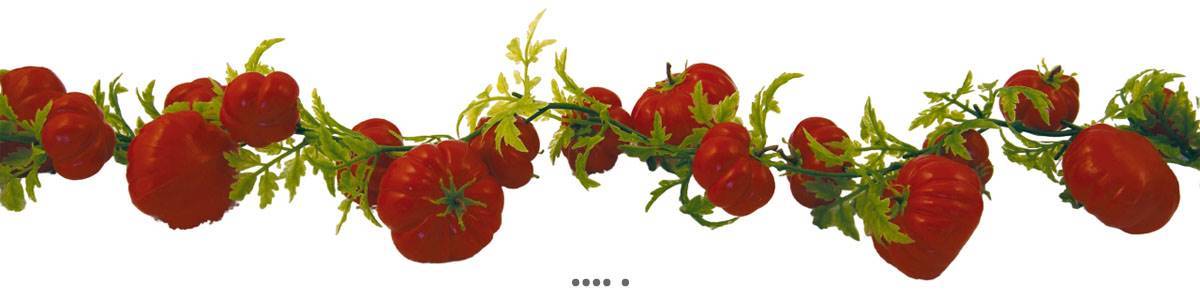 Artificielles - Guirlande de 36 tomates artificielles en Plastique soufflé L 2 m - Image 2