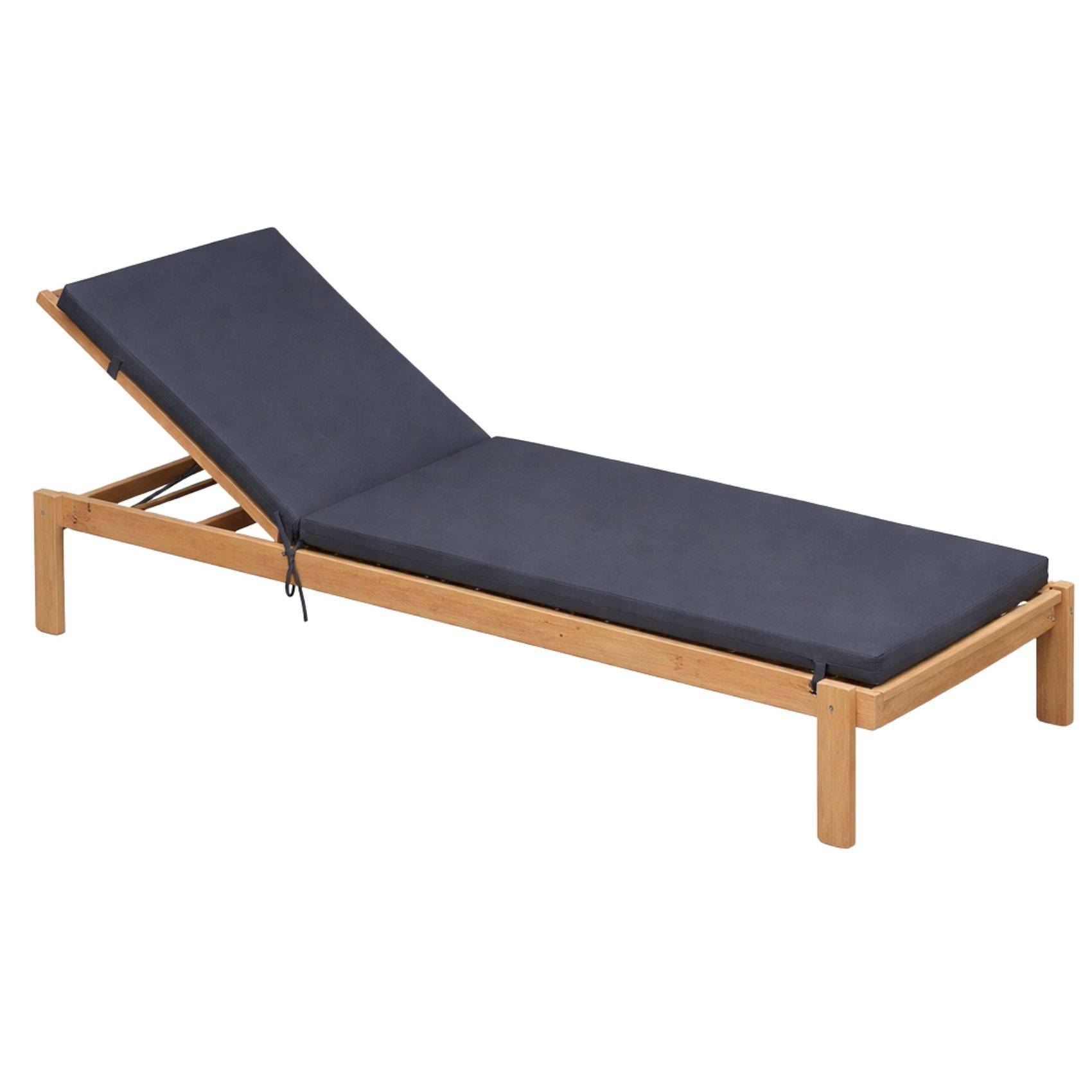 Home Maison - Matelas Bain de soleil extérieur imperméable MINORQUE - HOME MAISON - Polyester - Gris anthracite - Image 1