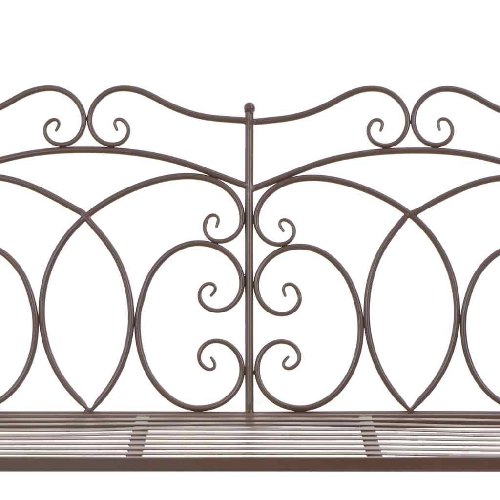 Vidaxl - Banc de jardin 104 cm Fer Marron antique vidaXL 45437 - Image 5