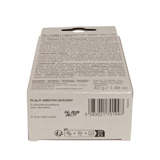 Francodex - Vers O Net 60 comprimés Confort Intestinal Pour chiens et Chats - Image 6