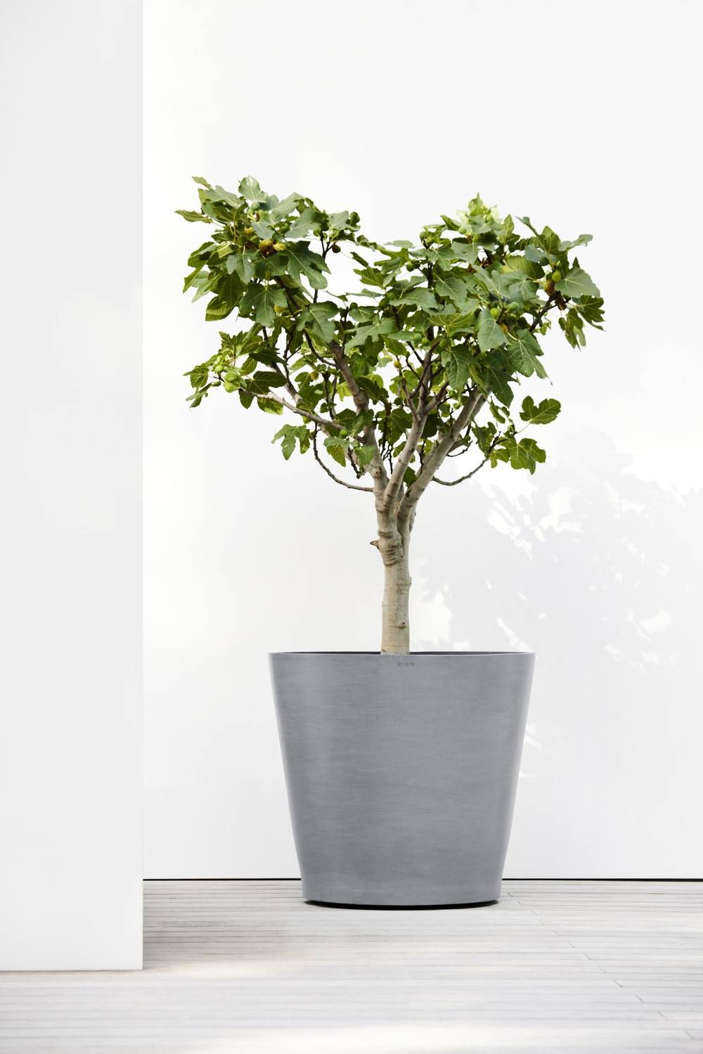 Ecopots - Grand pot sur roues Amsterdam 80 Bleu Gris - Ø 80 x H. 75 cm - 300 L ECOPOTS - Image 3