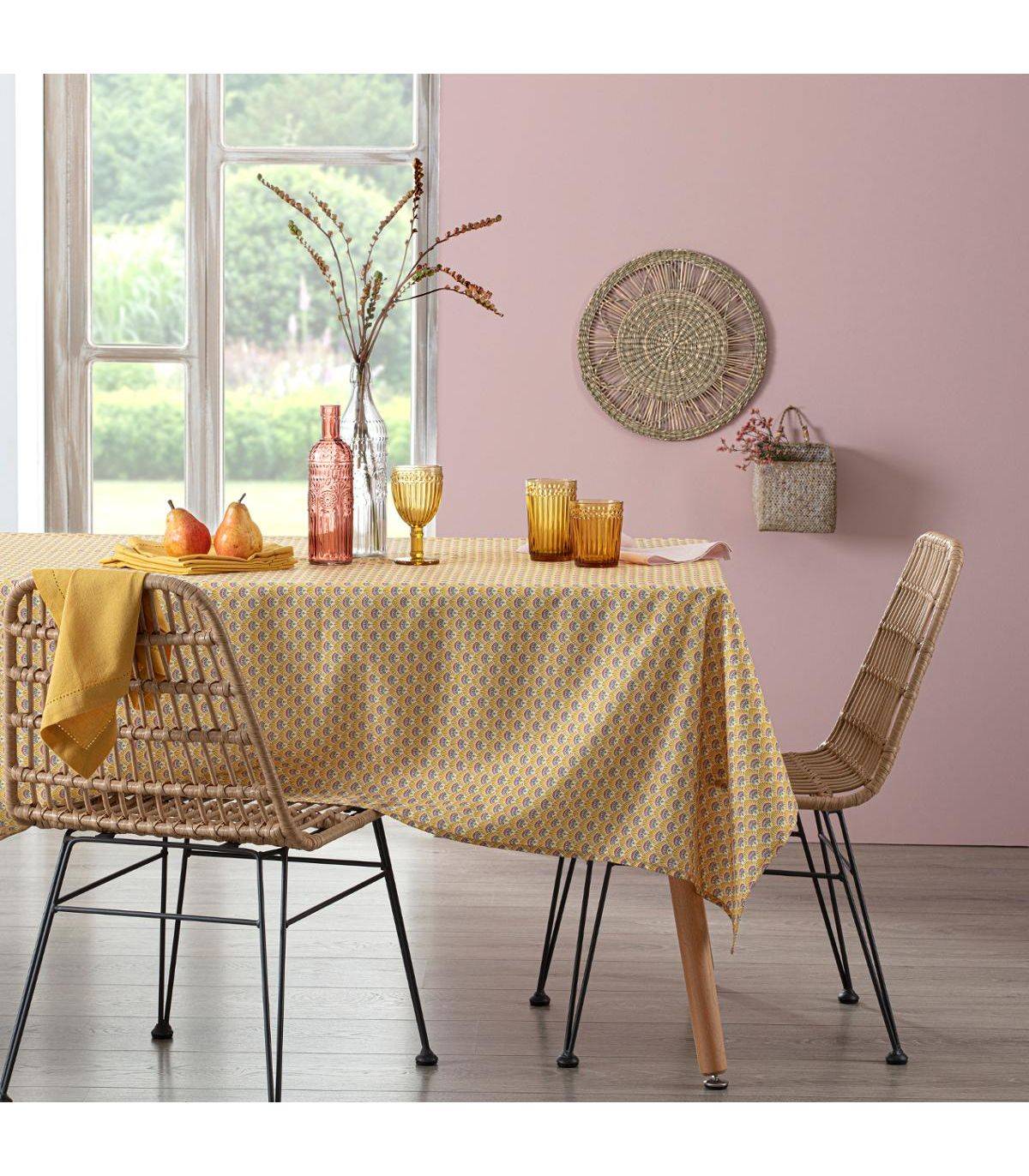 Nappe anti-tache tissu imprimé Gloria 140 x 240 cm - Image 3