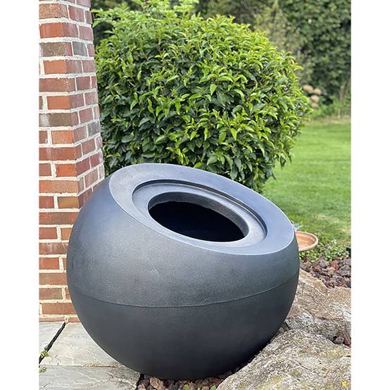 Plast'Up Rotomoulage - Pot de fleurs sphérique xxl dolce vita 300l-lot de 2 - Image 4