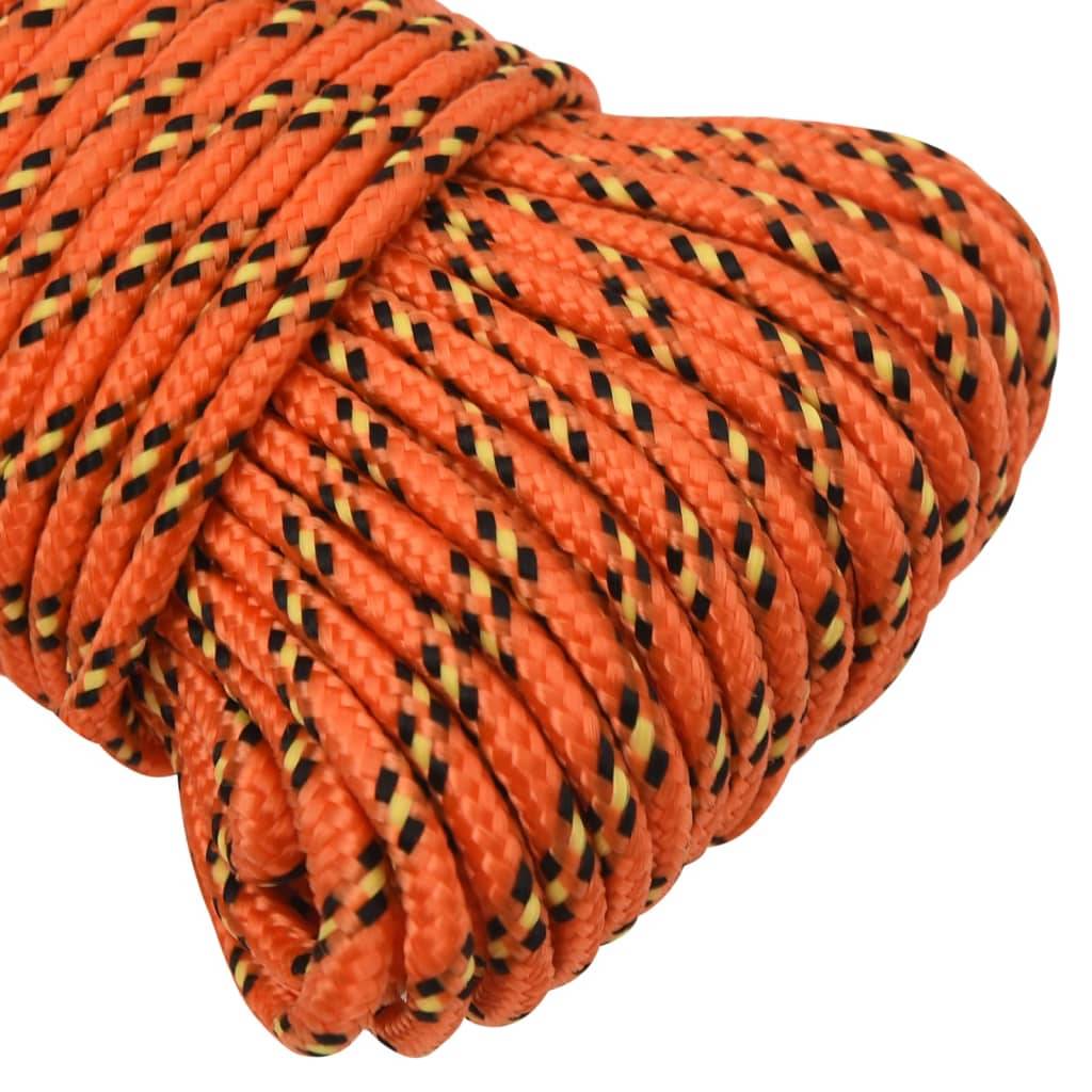 Corde de bateau Orange 3 mm 100 m Polypropylène Maison Chic - Image 4