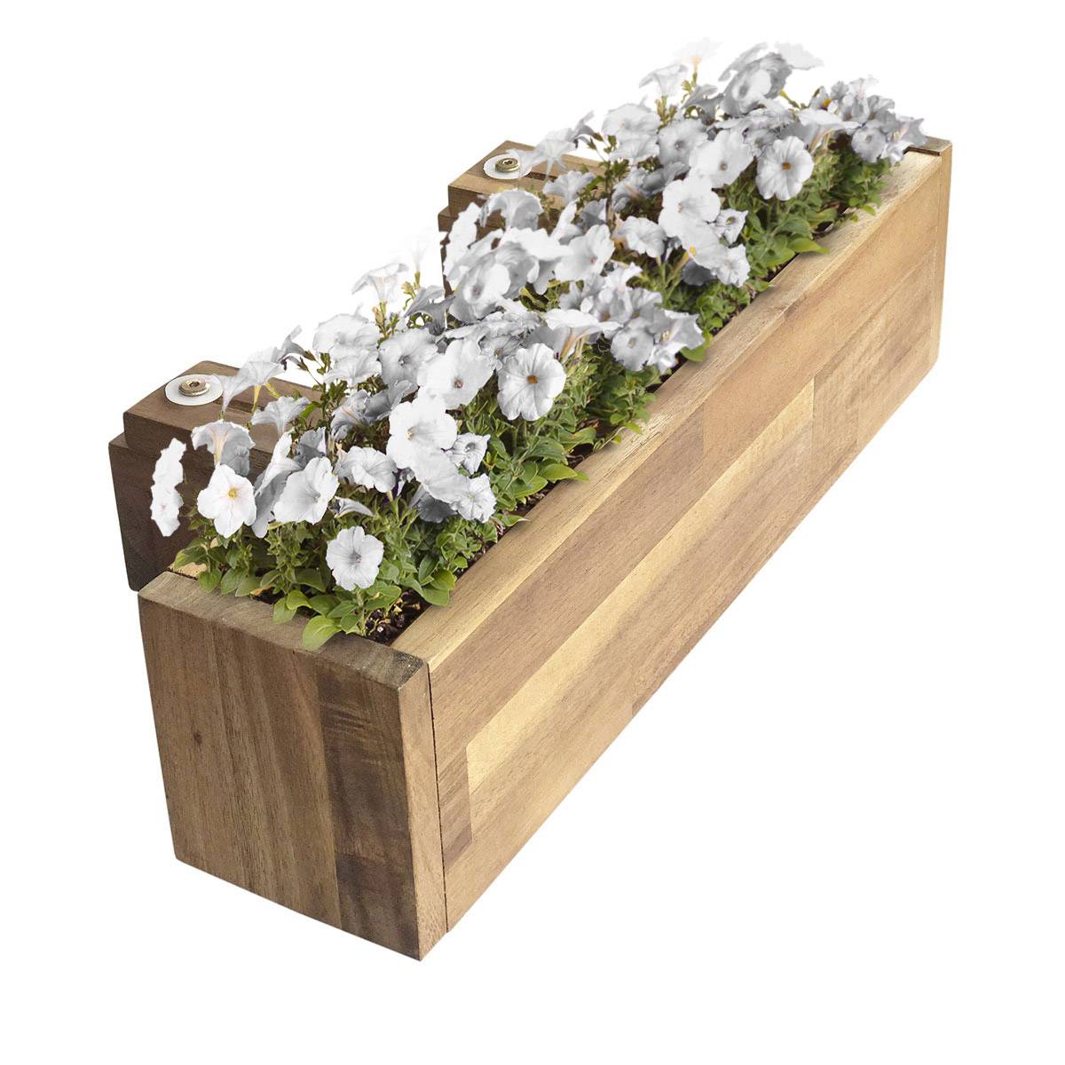 Autre - Jardinière pour balcon en acacia - Cémonjardin - Image 1