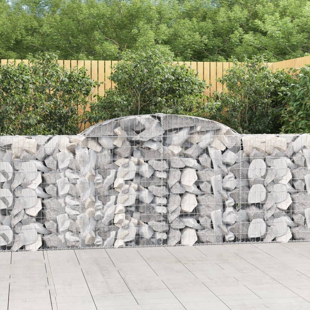 Vidaxl - Paniers à gabions arqués 10 pcs 300x30x100/120 cm fer galvanisé vidaXL 3146534 - Image 1