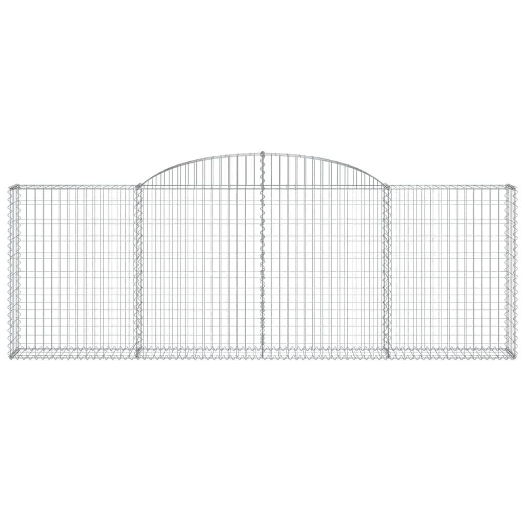Vidaxl - Paniers à gabions arqués 10 pcs 300x30x100/120 cm fer galvanisé vidaXL 3146534 - Image 5
