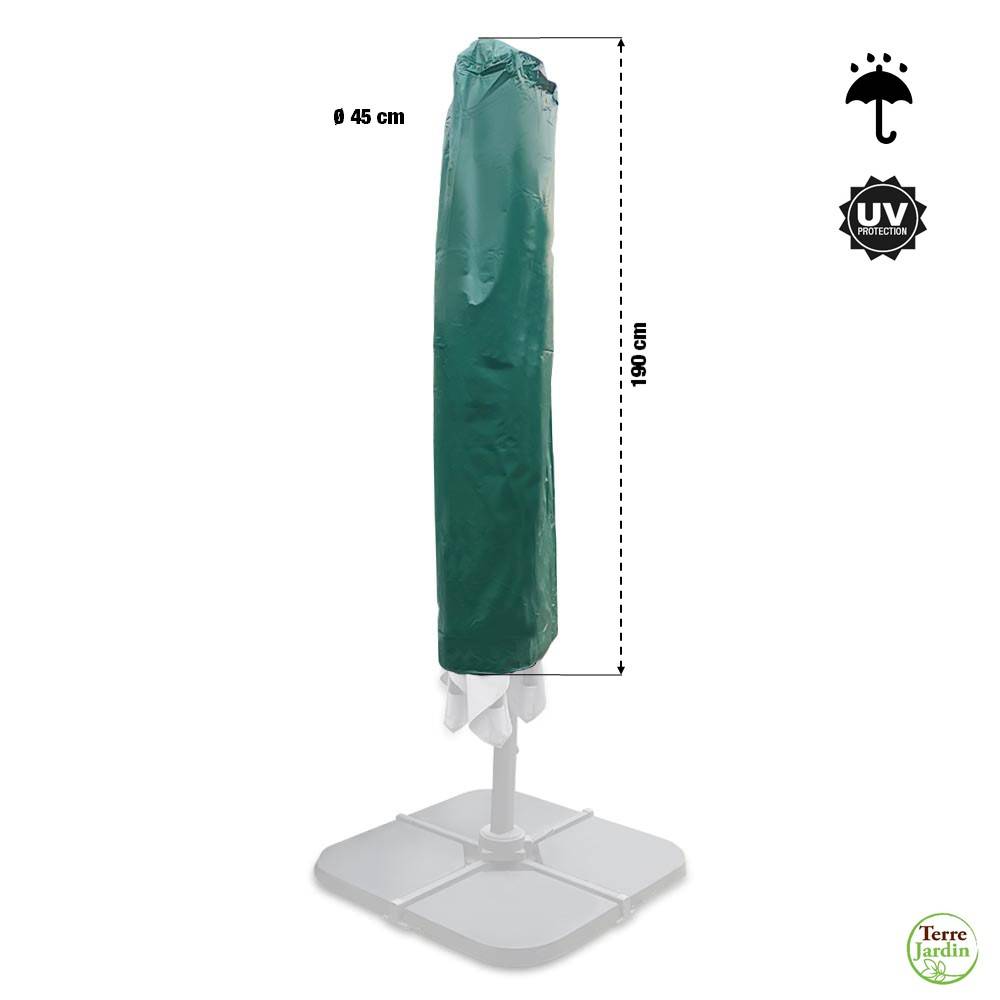 Terre Jardin - Housse de parasol déporté en PVC - extérieur - Image 2