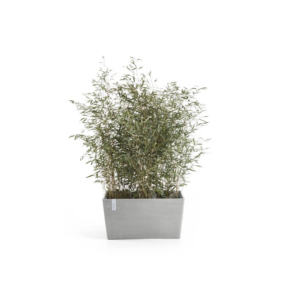 Ecopots - Jardinière Paris 60 Blanc Gris - 60 x 26 x H. 40 cm - 46,7 L ECOPOTS - Image 1