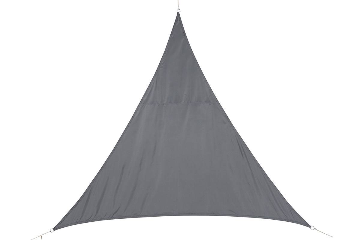 Hesperide - Voile d'ombrage triangulaire "Curacao" ardoise 2x2x2m en polyester Hespéride - Image 1