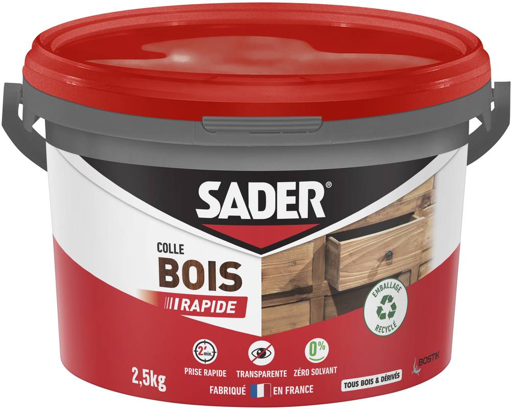Sader - SADER COLLE BOIS RAPIDE 2,5 KG - Image 1