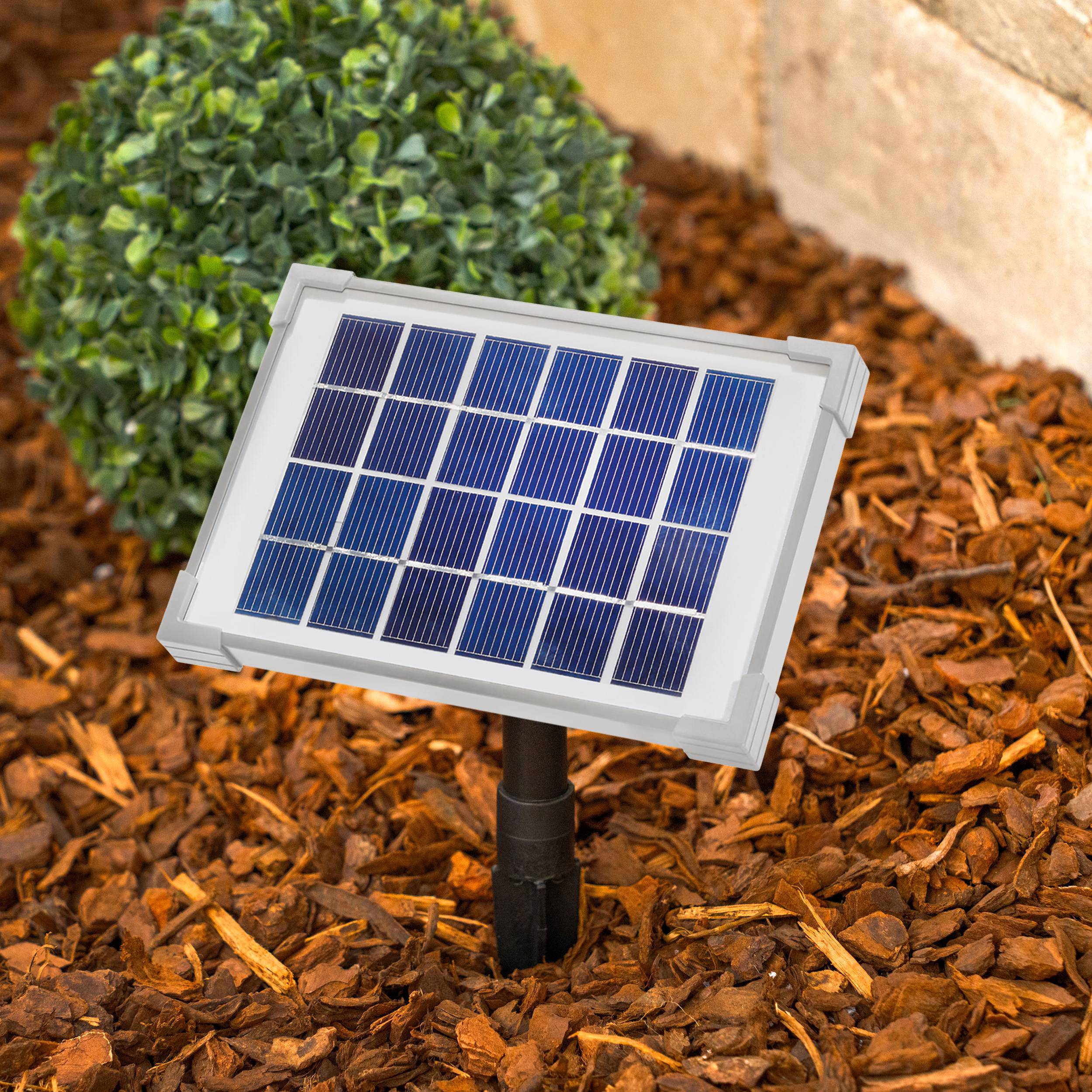 Esotec Pompe Fontaine Solaire Flottante Nénuphar - Kit Complet Pour Bassin Jardin