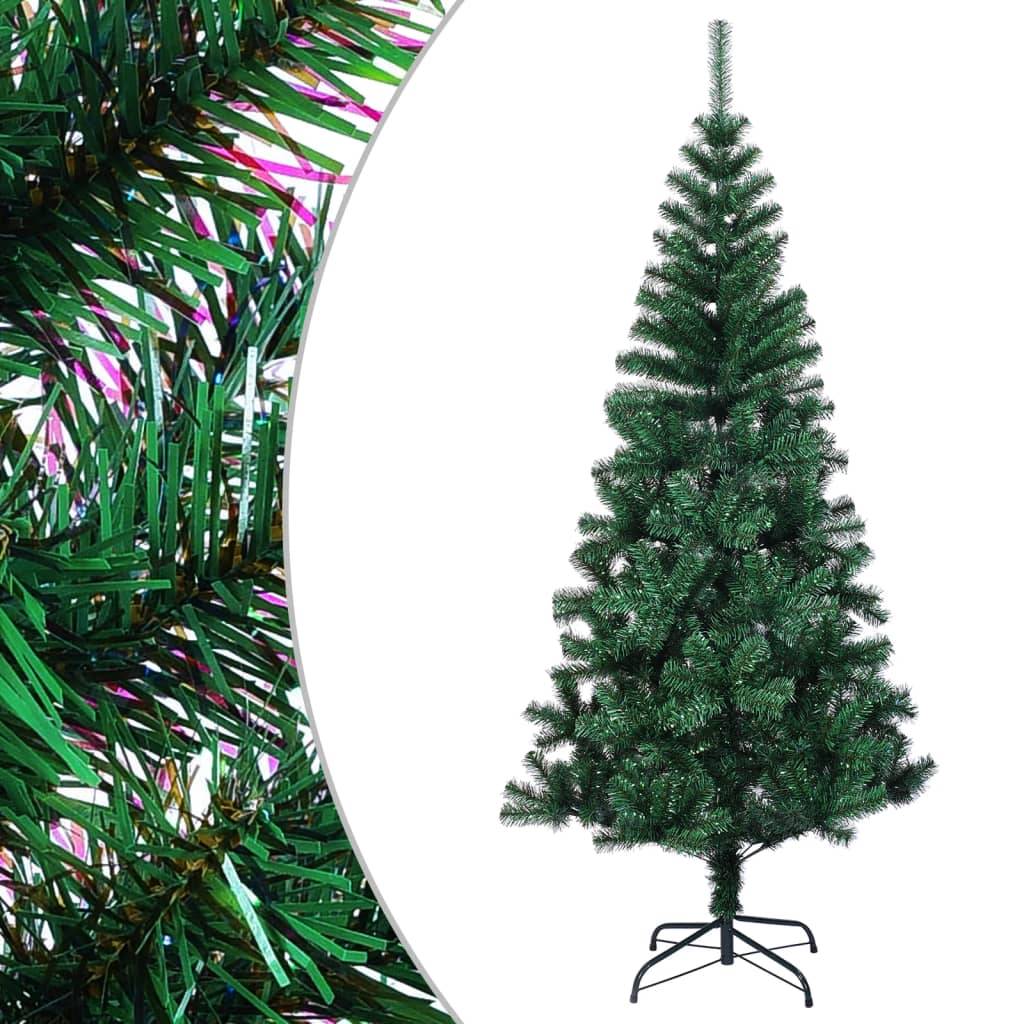 Sapin de Noël - Arbre de Noël artificiel pointes iridescentes Vert 180 cm PVC - Image 2