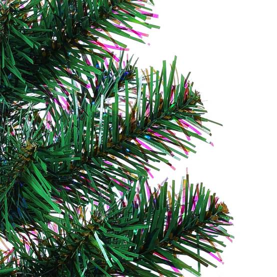 Sapin de Noël - Arbre de Noël artificiel pointes iridescentes Vert 180 cm PVC - Image 4