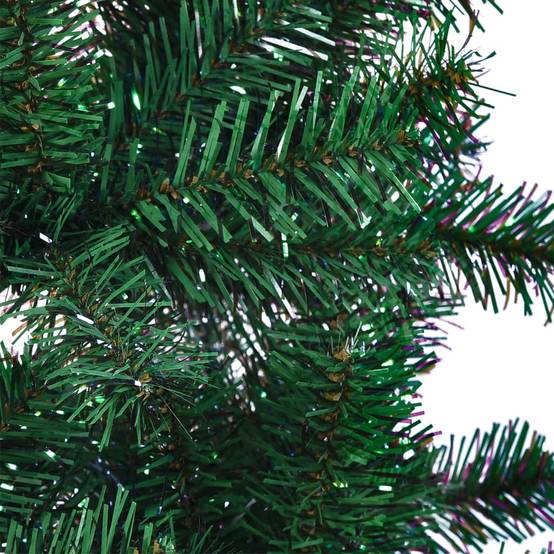 Sapin de Noël - Arbre de Noël artificiel pointes iridescentes Vert 180 cm PVC - Image 5