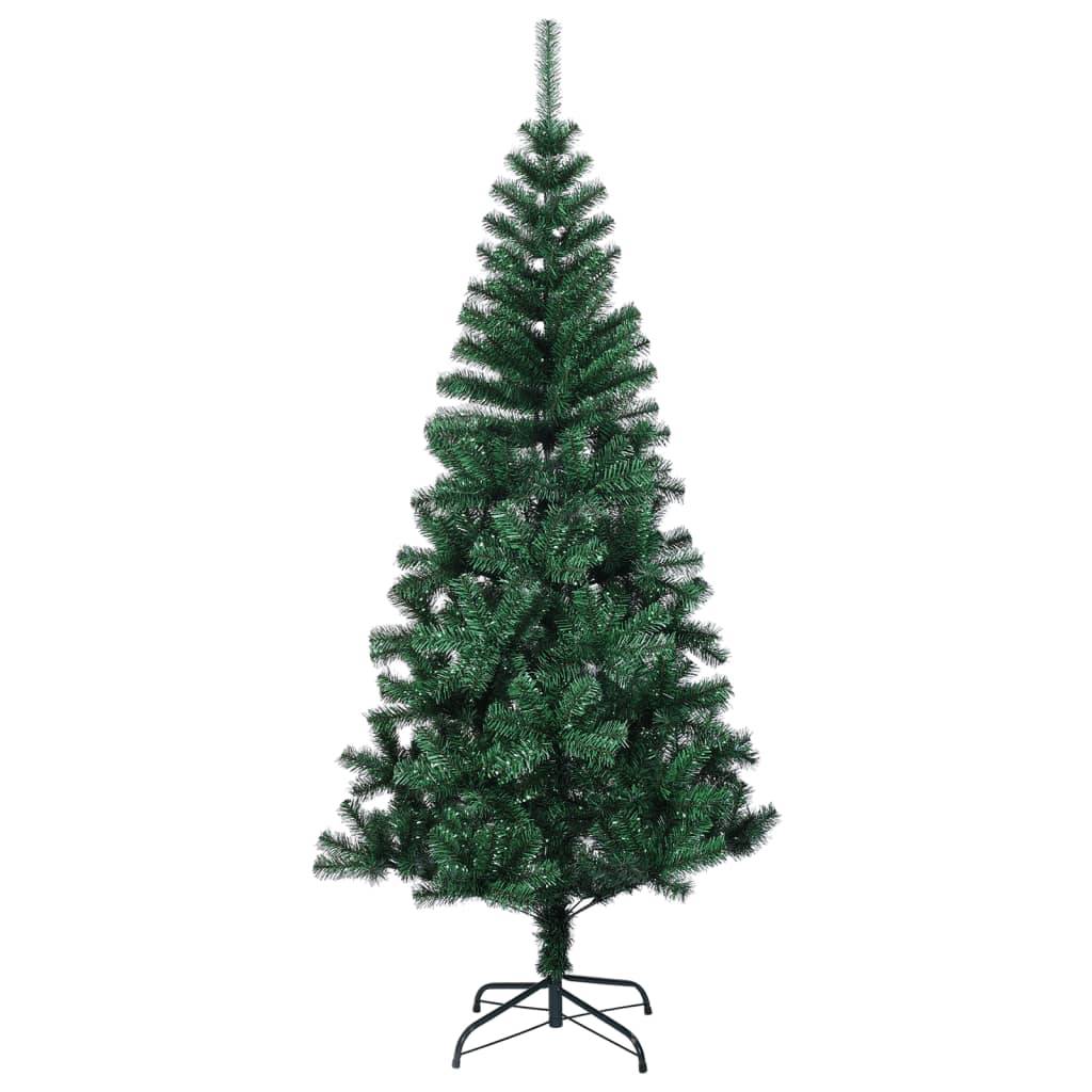 Sapin de Noël - Arbre de Noël artificiel pointes iridescentes Vert 180 cm PVC - Image 1