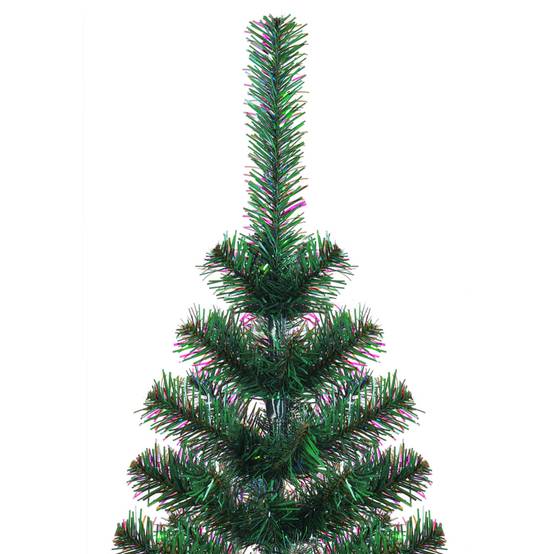 Sapin de Noël - Arbre de Noël artificiel pointes iridescentes Vert 180 cm PVC - Image 3