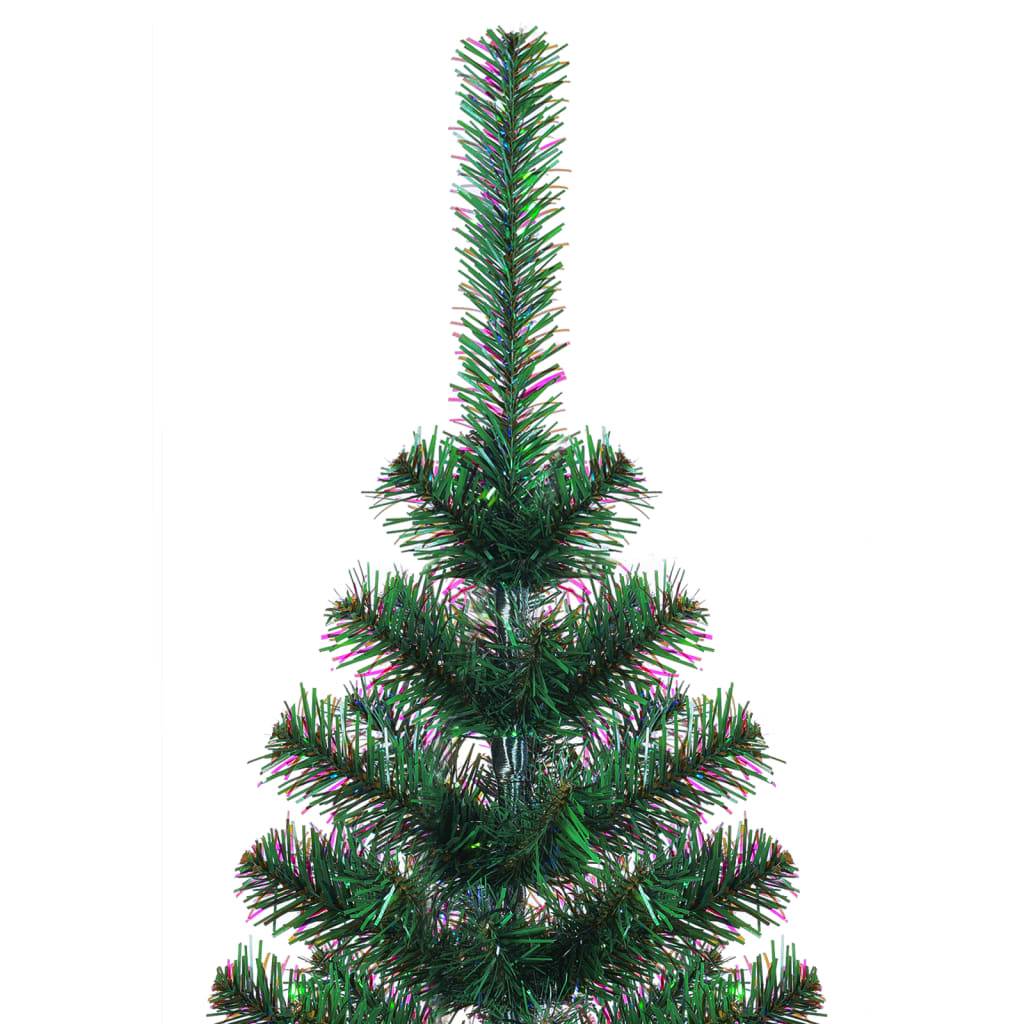 Sapin de Noël - Arbre de Noël artificiel pointes iridescentes Vert 180 cm PVC - Image 3
